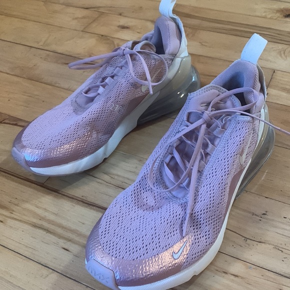 Nike Shoes - NIKE AIR MAX 270 Women's 9 PLUM CHALK WHITE Light Pink ROSE GOLD